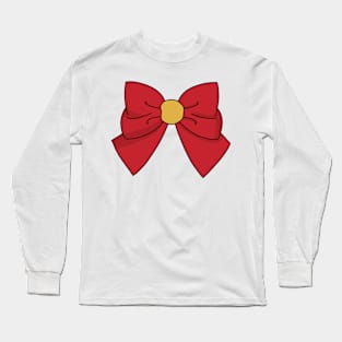 Red Bow Long Sleeve T-Shirt